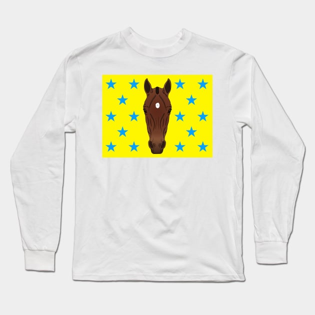 DUNADEN - RACEHORSE - MELBOURNE CUP 2011 WINNER Long Sleeve T-Shirt by emilybraz7